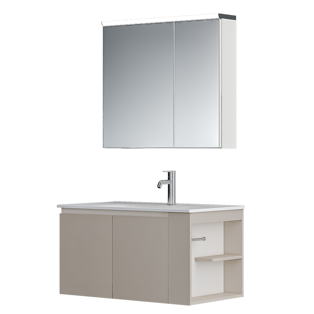 BC6304-090 生态实木茄子视频黄污柜