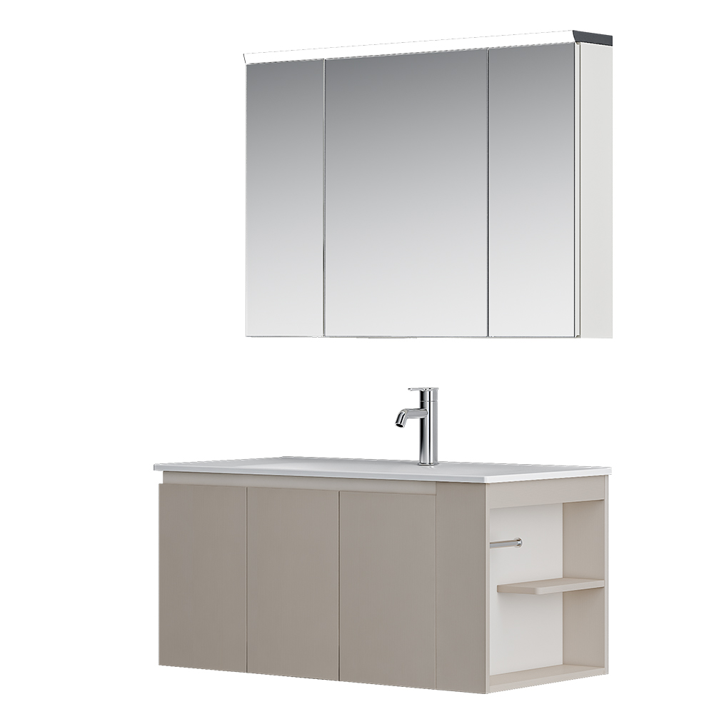 BC6304-100 生态实木茄子视频黄污柜